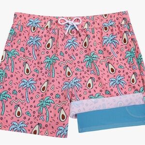 NWT BRISIRA Boys Swim Trunks Bathing Suit Compression Boxer Brief Liner  Shorts